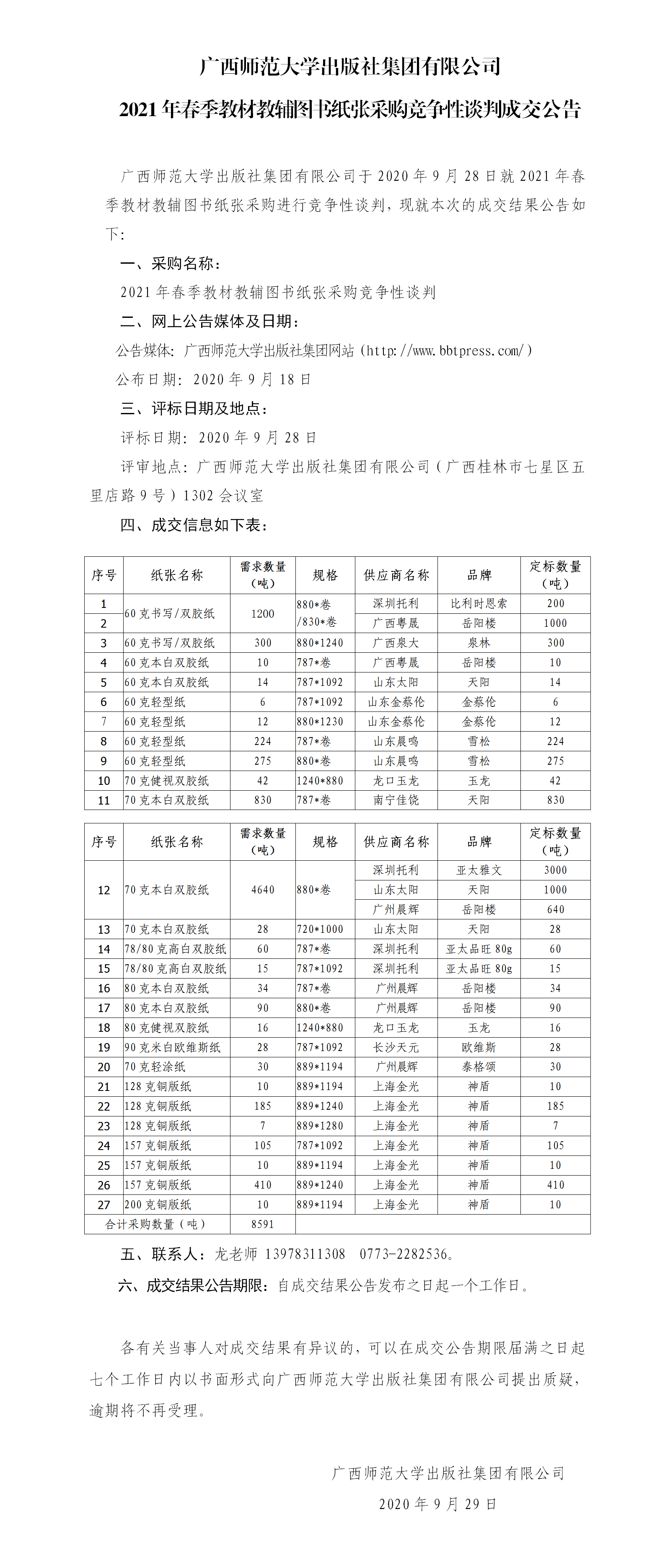 2021年春季教材教輔圖書紙張采購競爭性談判成交公告.png